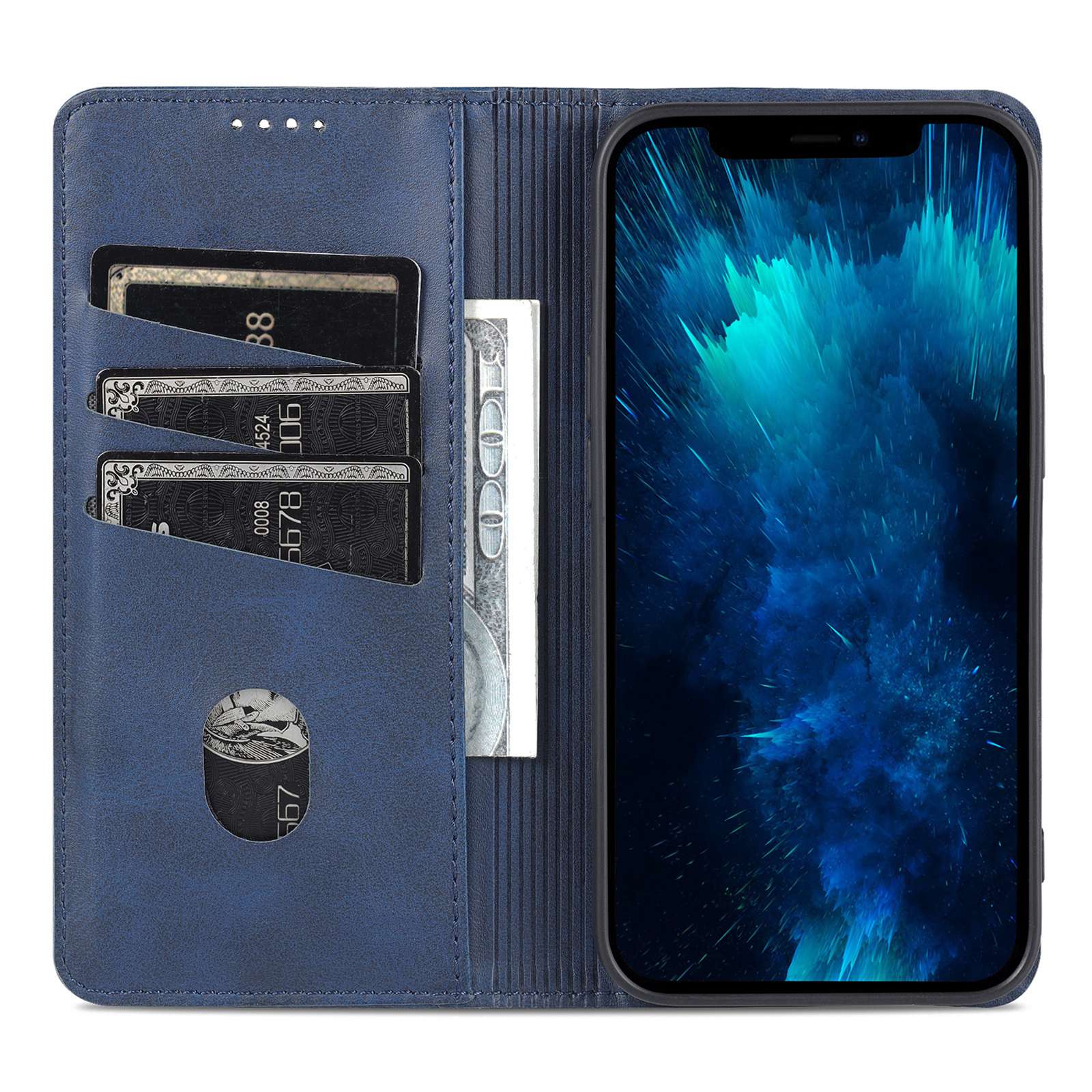 AZNS Anti-drop Phone Case for iPhone 14 6.1 inch PU Leather Folio Cover Wallet Style Magnetic Absorption Protective Shell Viewing Stand Coffee
AZNS Anti-drop Phone Case for iPhone 14 6.1 inch PU Leather Folio Cover Wallet Style Magnetic Absorption Protective Shell Viewing Stand Coffee