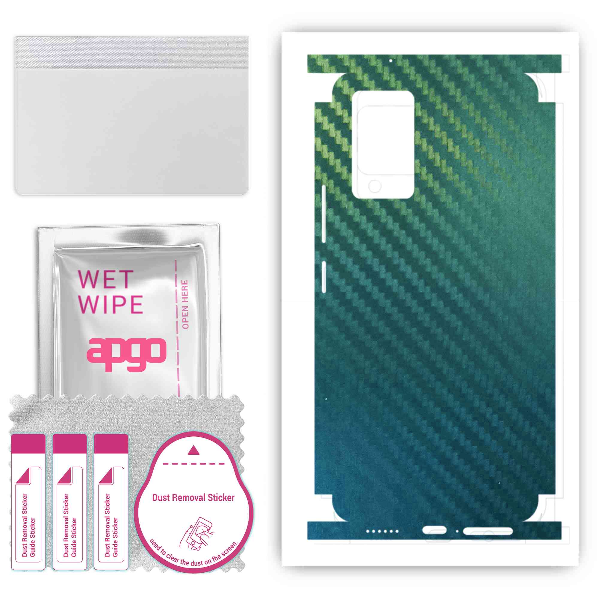 Apgo Protective Skin Sticker for the back+sides compatible with Vivo V21, Full Wrap Film, Foil, Vinyl - Pattern Carbon Chameleon CAKA1
Apgo Protective Skin Sticker for the back+sides compatible with Vivo V21, Full Wrap Film, Foil, Vinyl - Pattern Carbon Chameleon CAKA1