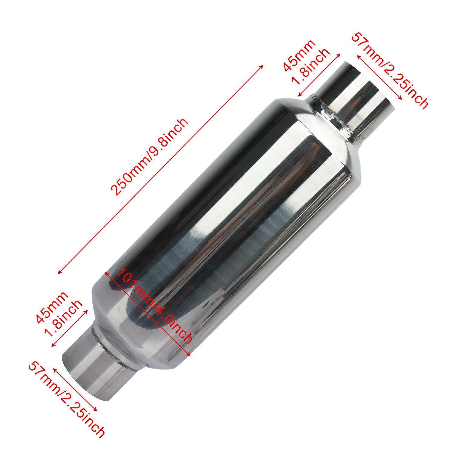 Universal Decorative Stainless Steel Silver Exhaust Muffler Pipe
Universal Decorative Stainless Steel Silver Exhaust Muffler Pipe