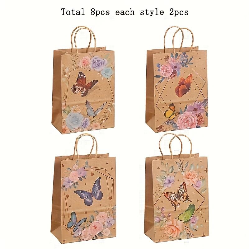 8 штук подарочных пакетов с бабочками, подарочные пакеты из крафт-бумаги с ручками для празднования дня рождения в виде бабочек 8pcs
8 штук подарочных пакетов с бабочками, подарочные пакеты из крафт-бумаги с ручками для празднования дня рождения в виде бабочек 8pcs