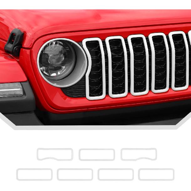 JeCar Grill Inserts for 2024+ Jeep Wrangler JL Grille Cover Trim Accessories (7pcs Red) білий
JeCar Grill Inserts for 2024+ Jeep Wrangler JL Grille Cover Trim Accessories (7pcs Red) білий