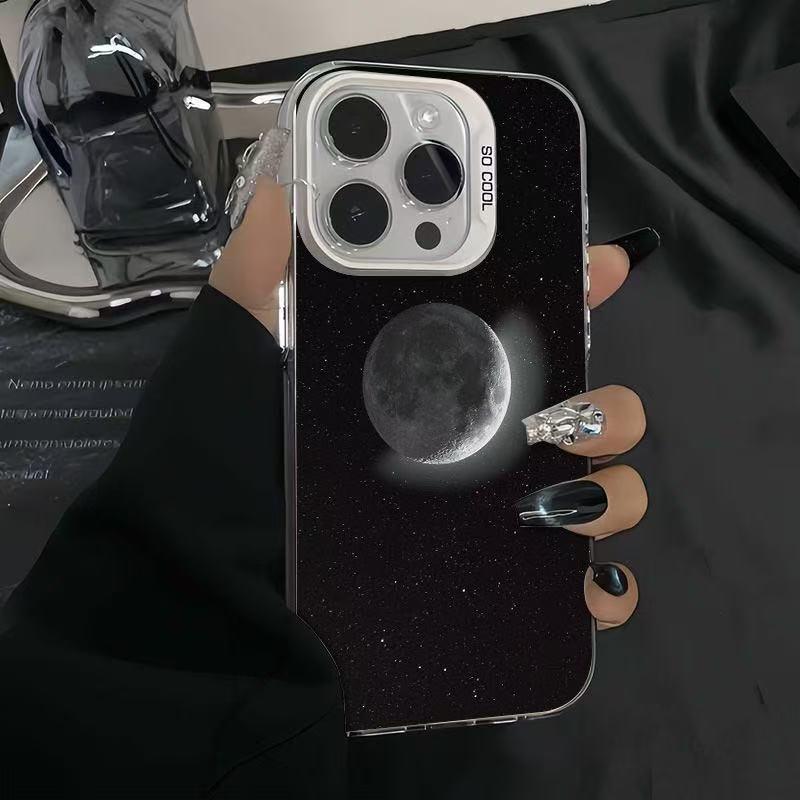 Серебристый чехол для телефона Космическая Луна Яблоко для iPhone 17 Pro Max/14/13 - Ощущение высокого качества iPhone 15 Plus
Серебристый чехол для телефона Космическая Луна Яблоко для iPhone 17 Pro Max/14/13 - Ощущение высокого качества iPhone 15 Plus