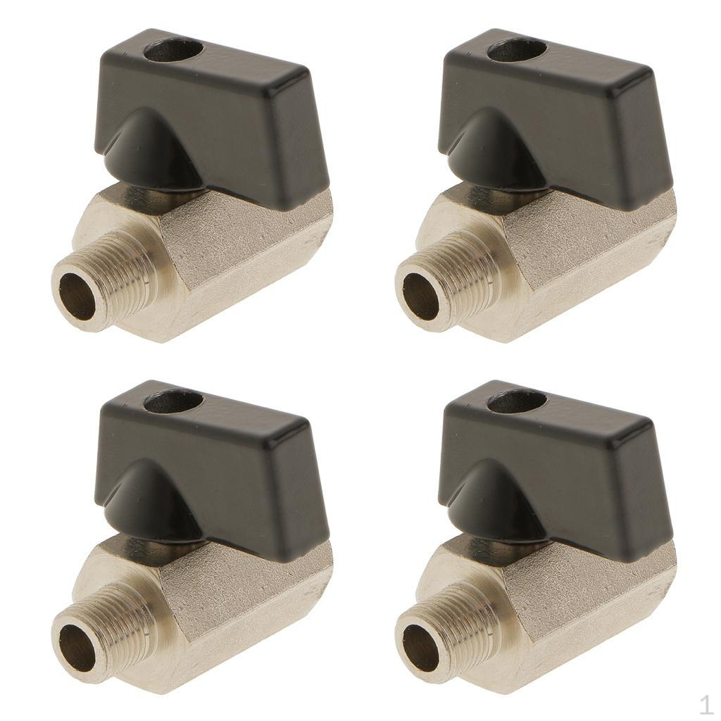 4 Pieces Female -1/8inch NPT Full Port Brass Shut Off Switch
4 Pieces Female -1/8inch NPT Full Port Brass Shut Off Switch