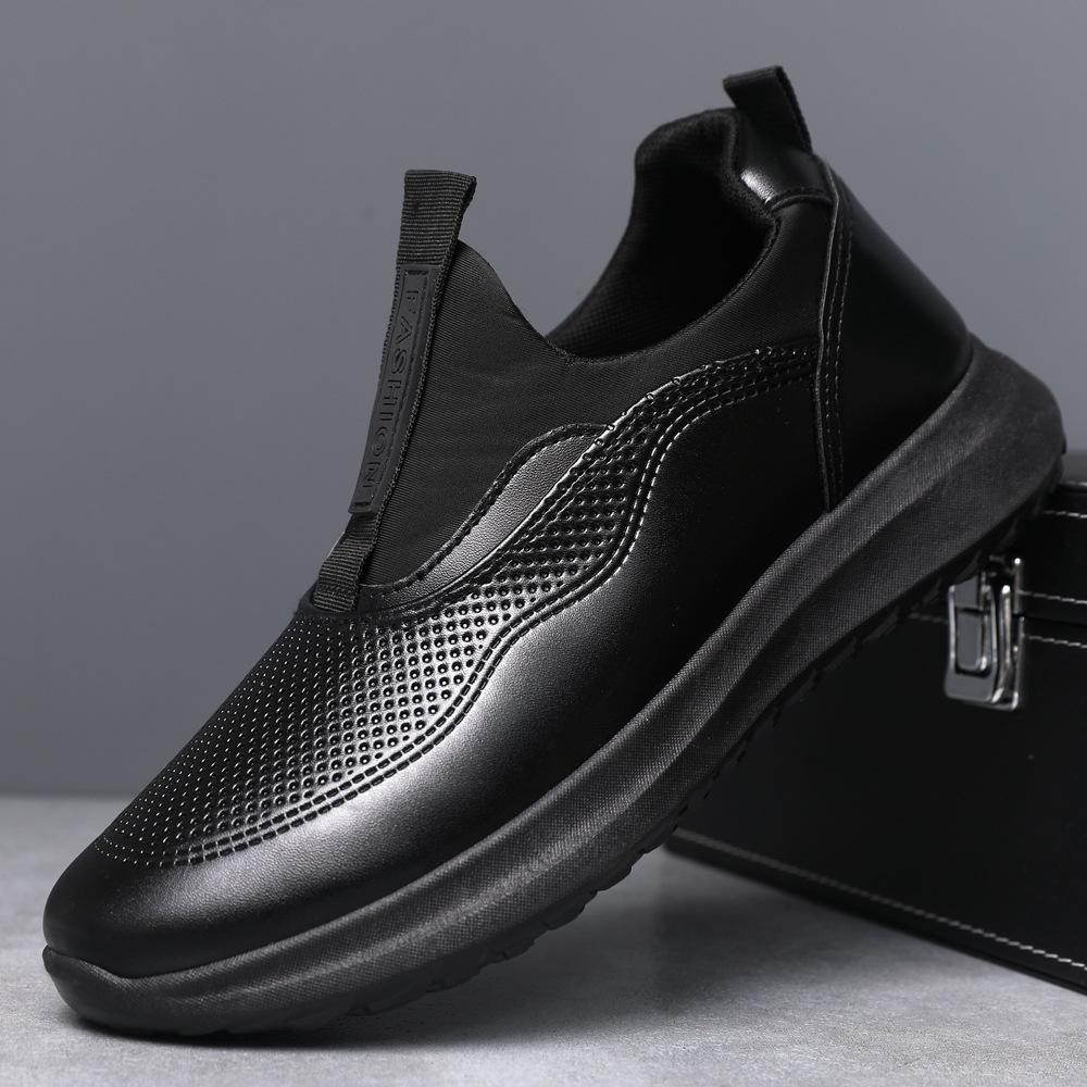 Men s shoes four seasons high-end breathable thick-soled trendy shoes 39-45 low-top round head lightweight casual sports shoes 39 чёрный
Men s shoes four seasons high-end breathable thick-soled trendy shoes 39-45 low-top round head lightweight casual sports shoes 39 чёрный