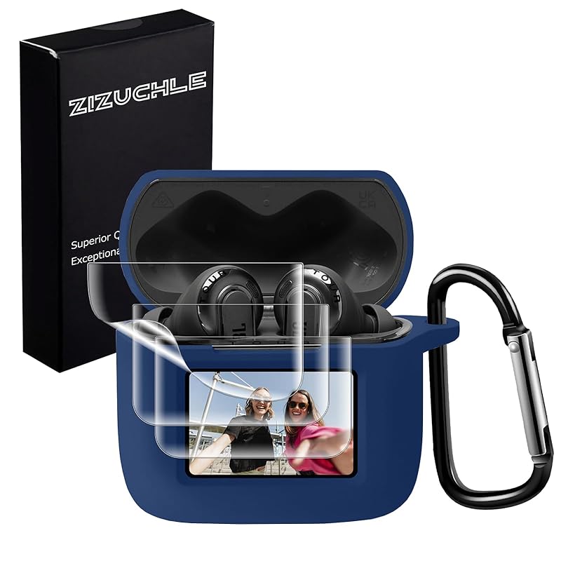 ZIZUCHLE For JBL TOUR PRO 3 case cover [JBL 3 films*3 Made of silicone Full protection Fall prevention Scratch prevention Shockproof Can be charged
ZIZUCHLE For JBL TOUR PRO 3 case cover [JBL 3 films*3 Made of silicone Full protection Fall prevention Scratch prevention Shockproof Can be charged