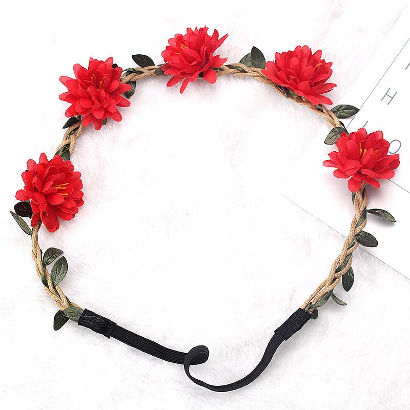 Bride Flower Crown Hairband Rope Wedding Floral Headband Garland Girl Wreath Elastic Hair Accessories Party Cosplay Headpiece
Bride Flower Crown Hairband Rope Wedding Floral Headband Garland Girl Wreath Elastic Hair Accessories Party Cosplay Headpiece