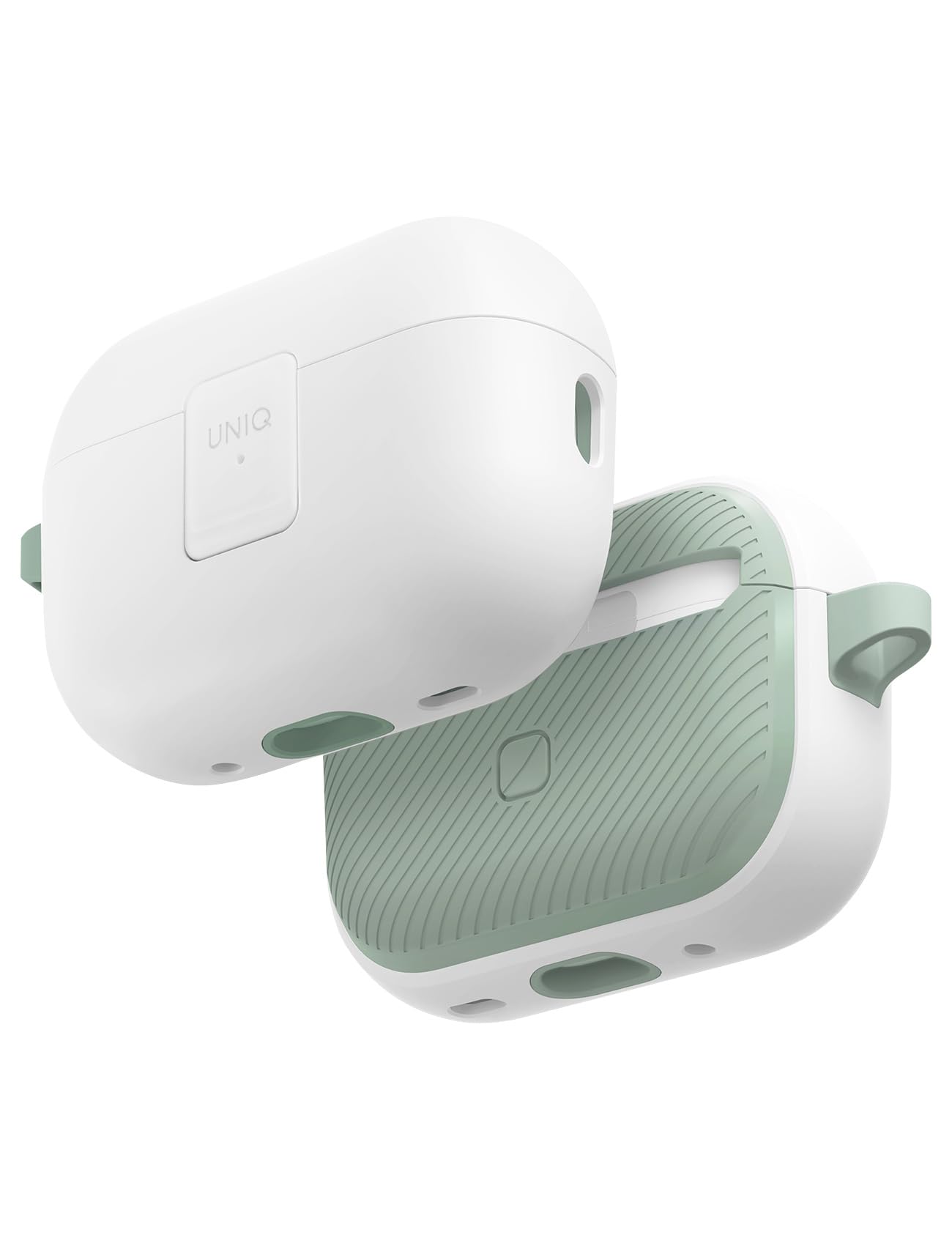 UNIQ AirPods Pro 2 Lock Case Shock Absorption Protection with Carabiner Clyde White x Soft AirPods Pro (Dove Mint, 2)
UNIQ AirPods Pro 2 Lock Case Shock Absorption Protection with Carabiner Clyde White x Soft AirPods Pro (Dove Mint, 2)