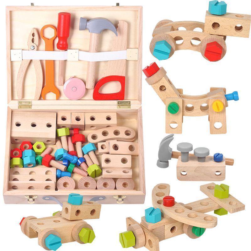 Toolbox Early Education Building Blocks Set for Ages 2-3 – Twist Nuts & Screws Disassembly Toy Standard
Toolbox Early Education Building Blocks Set for Ages 2-3 – Twist Nuts & Screws Disassembly Toy Standard