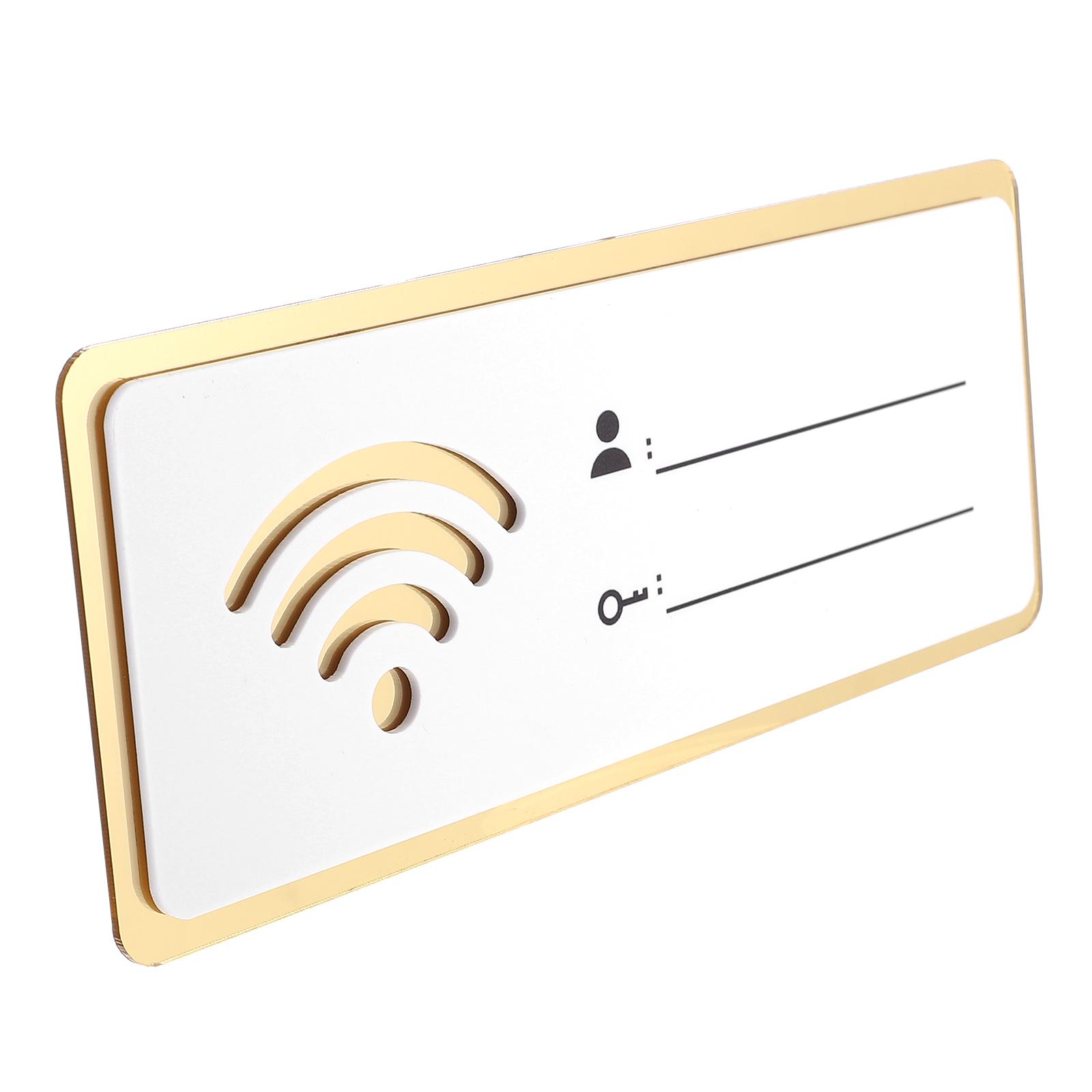 Wifi Password Magnet Sign Wall Stickers Acrylic Reminder Information Board Account Password Wifi Sign for Public Shop Office 25X10X0.3CM
Wifi Password Magnet Sign Wall Stickers Acrylic Reminder Information Board Account Password Wifi Sign for Public Shop Office 25X10X0.3CM