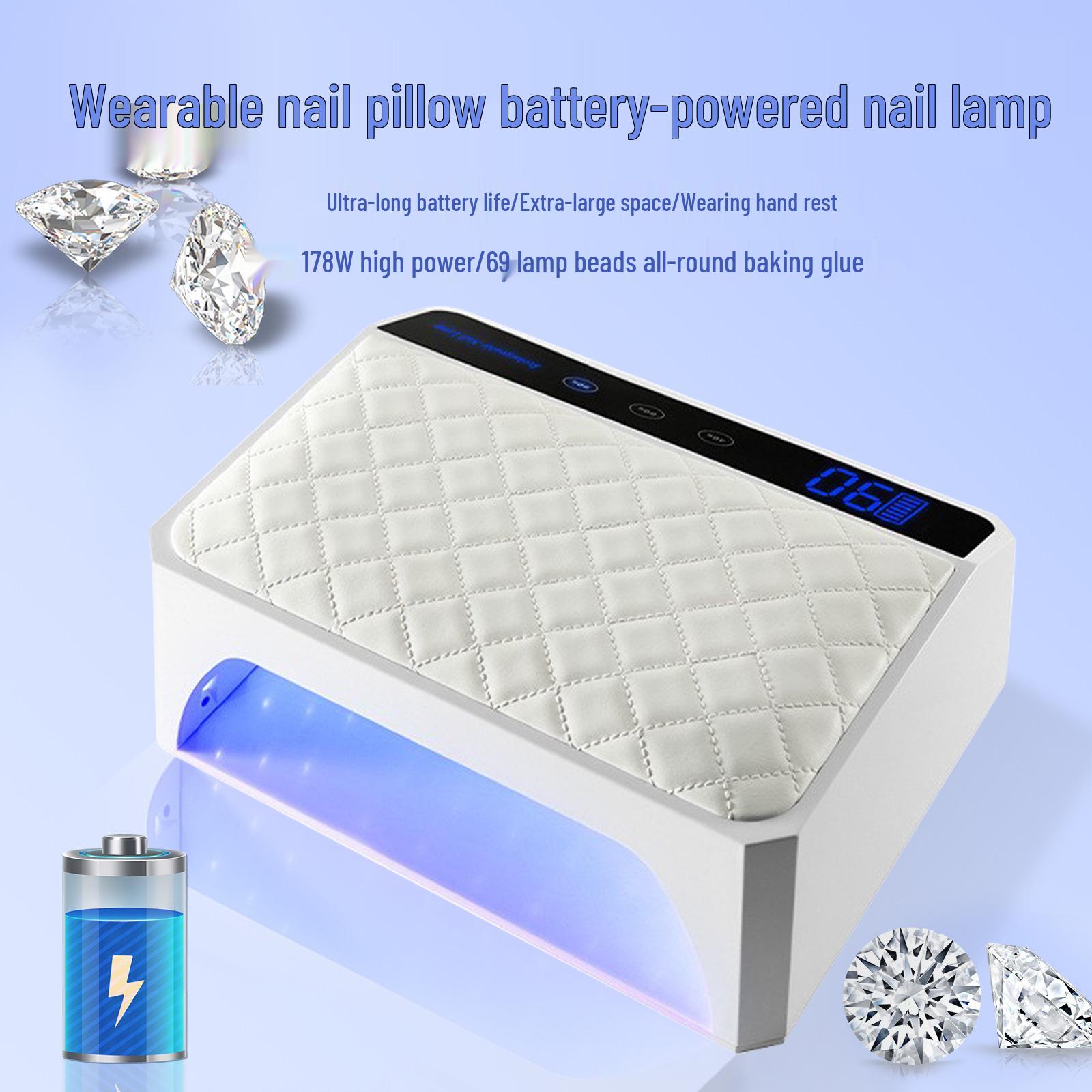 X40 Wireless Rechargeable Nail Lamp, 178W UV/LED for Press-on Nails, Dual-Hand with Hand Rest.
X40 Wireless Rechargeable Nail Lamp, 178W UV/LED for Press-on Nails, Dual-Hand with Hand Rest.