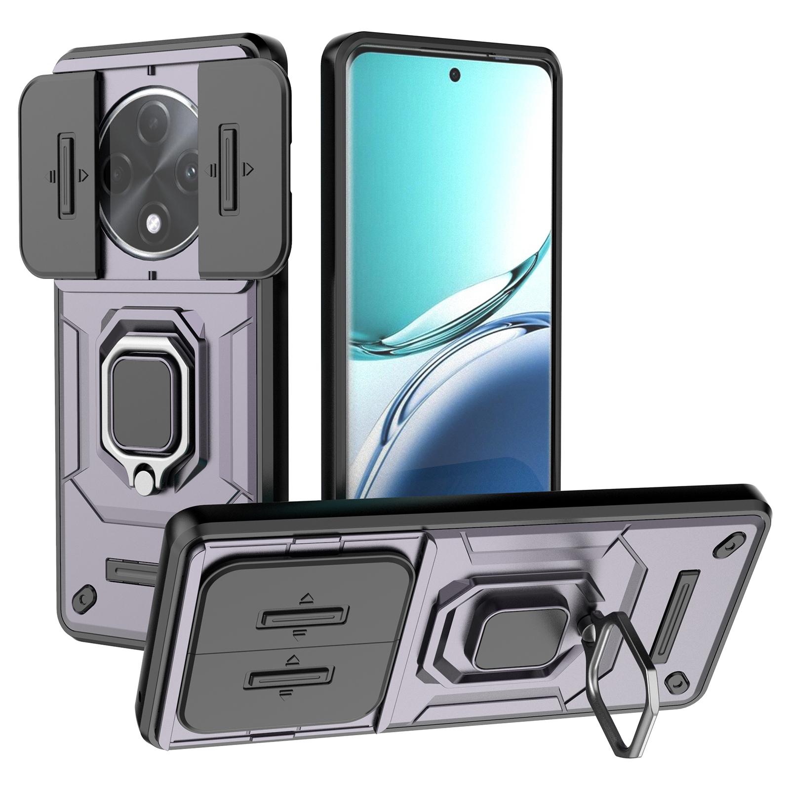 For Oppo F27 Pro+ 5G Case Kickstand PC+TPU Phone Shell with Lens Cover Purple
For Oppo F27 Pro+ 5G Case Kickstand PC+TPU Phone Shell with Lens Cover Purple