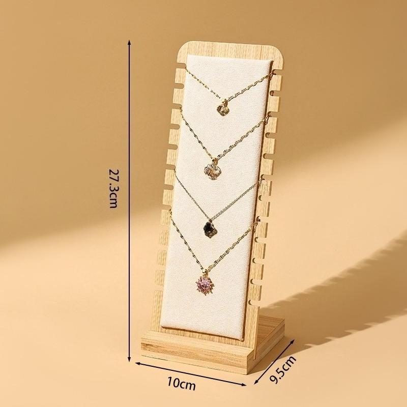 Bamboo Wood Detachable Necklace Display Stand Jewelry Holder Collarbone Chain Photography Live Streaming Showcase Organizer бежевый
Bamboo Wood Detachable Necklace Display Stand Jewelry Holder Collarbone Chain Photography Live Streaming Showcase Organizer бежевый