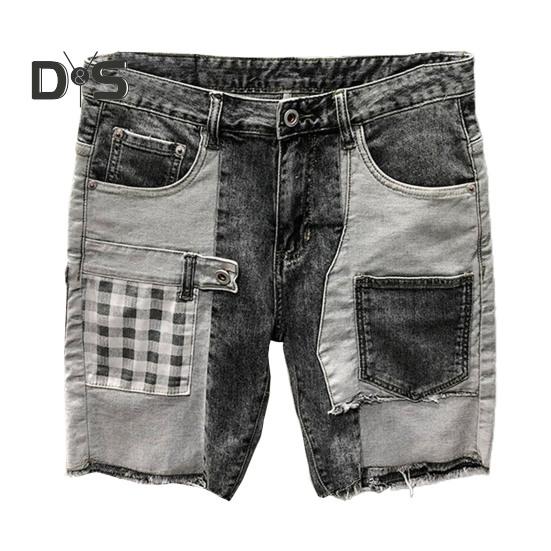Мужские летние джинсовые шорты со средней посадкой и застежкой-молнией Джинсовые шорты с несколькими карманами Лоскутные цветные мешковатые рваные короткие джинсы Уличная одежда XL черный серый
Мужские летние джинсовые шорты со средней посадкой и застежкой-молнией Джинсовые шорты с несколькими карманами Лоскутные цветные мешковатые рваные короткие джинсы Уличная одежда XL черный серый