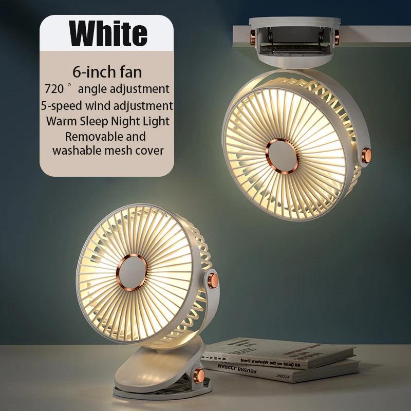 Настольный аккумуляторный вентилятор с клипсой 3-в-1 Портативный вентилятор с ночником Регулируемый на 360° для дома Складная подставка 3 скорости белый
Настольный аккумуляторный вентилятор с клипсой 3-в-1 Портативный вентилятор с ночником Регулируемый на 360° для дома Складная подставка 3 скорости белый