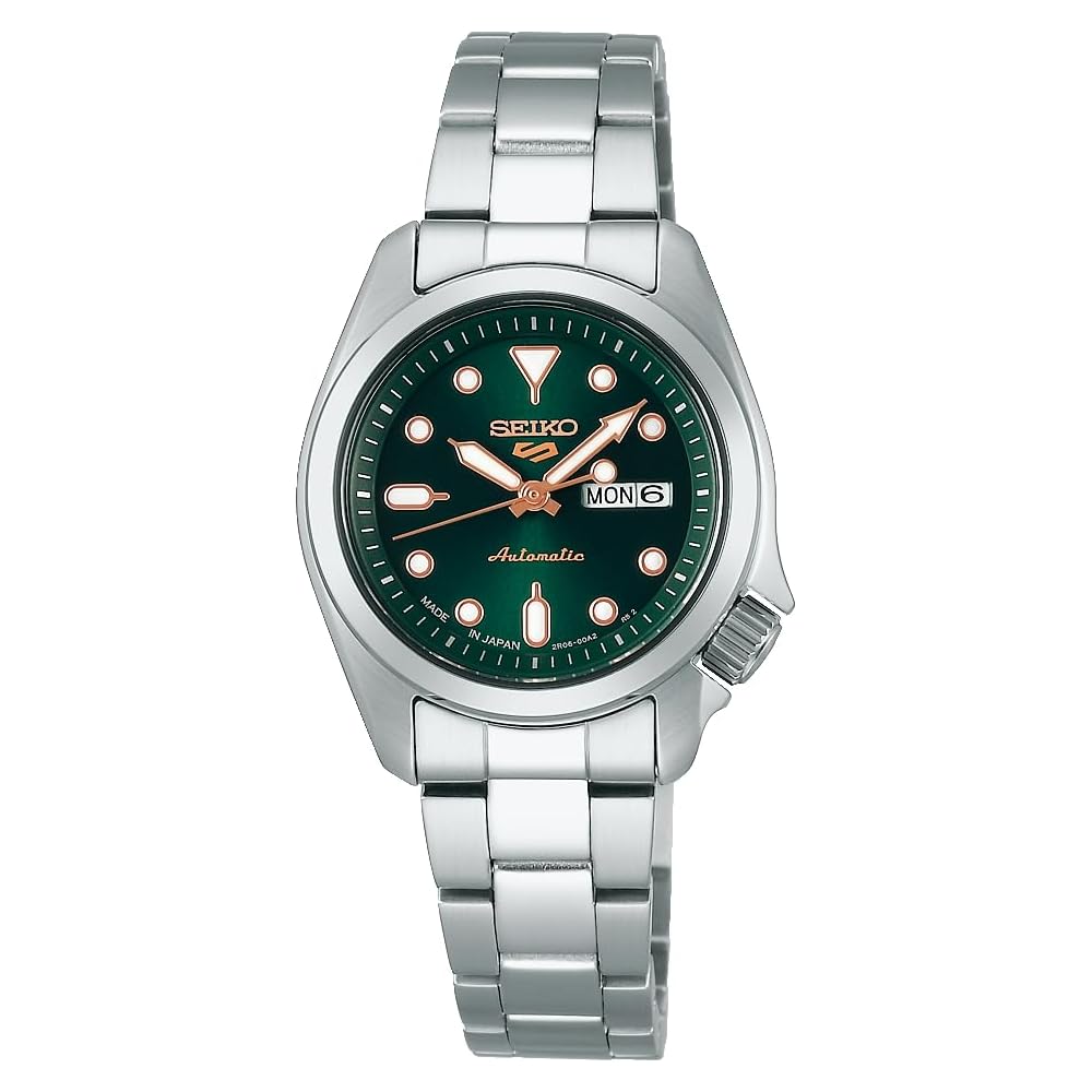 Seiko 5 Sports SRRA005 Women s Mechanical Automatic Watch 28mm Case Green Dial Stainless Steel
Seiko 5 Sports SRRA005 Women s Mechanical Automatic Watch 28mm Case Green Dial Stainless Steel