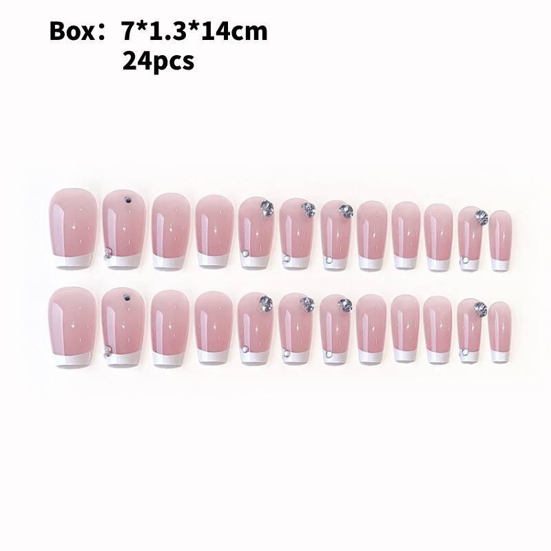 Fashion Handworn Nail Simple Small Fresh Exquisite Rhinestone Nail Style Patch
Fashion Handworn Nail Simple Small Fresh Exquisite Rhinestone Nail Style Patch