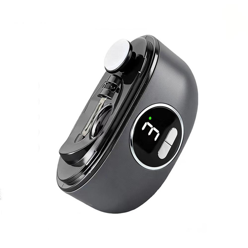 Mini Electric Nail Clipper Dual-Blade Design Three Adjustable Speed Settings Nail Grinder Trimmer Large Display Screen темно серый
Mini Electric Nail Clipper Dual-Blade Design Three Adjustable Speed Settings Nail Grinder Trimmer Large Display Screen темно серый