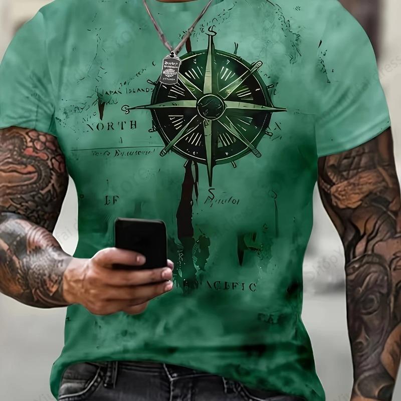 Men s Vintage Compass Pattern 3D Print T-shirts Hip Hop Tops Tees Outdoors Clothes Male 6XL
Men s Vintage Compass Pattern 3D Print T-shirts Hip Hop Tops Tees Outdoors Clothes Male 6XL