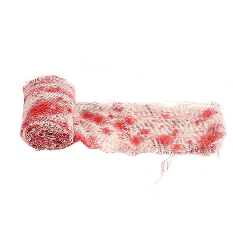 GOODLAND halloween bloody bandage with blood glue cosplay props costume accessories horror zombie makeup costume accessories party decoration party
GOODLAND halloween bloody bandage with blood glue cosplay props costume accessories horror zombie makeup costume accessories party decoration party