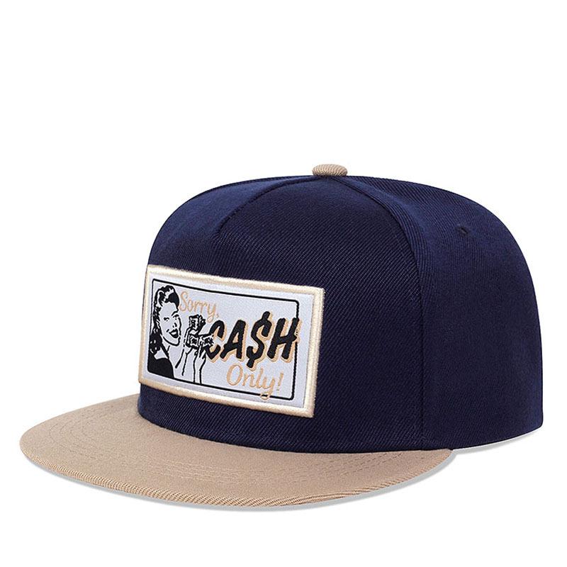 New Fashion CASH Printing Bill Snapback Cap Hip Hop Baseball Hat Casual Sun Hat Unisex Outdoor Cap Adjustable Adjustable темно-синього кольору
New Fashion CASH Printing Bill Snapback Cap Hip Hop Baseball Hat Casual Sun Hat Unisex Outdoor Cap Adjustable Adjustable темно-синього кольору