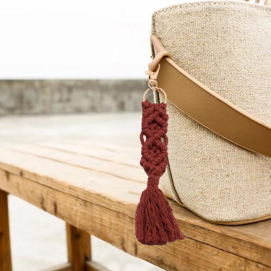 Keychain Pendant Cotton Rope Braided Tassel Charm Key Chain Key Holder Pendant Bag Car Key Accessory
Keychain Pendant Cotton Rope Braided Tassel Charm Key Chain Key Holder Pendant Bag Car Key Accessory