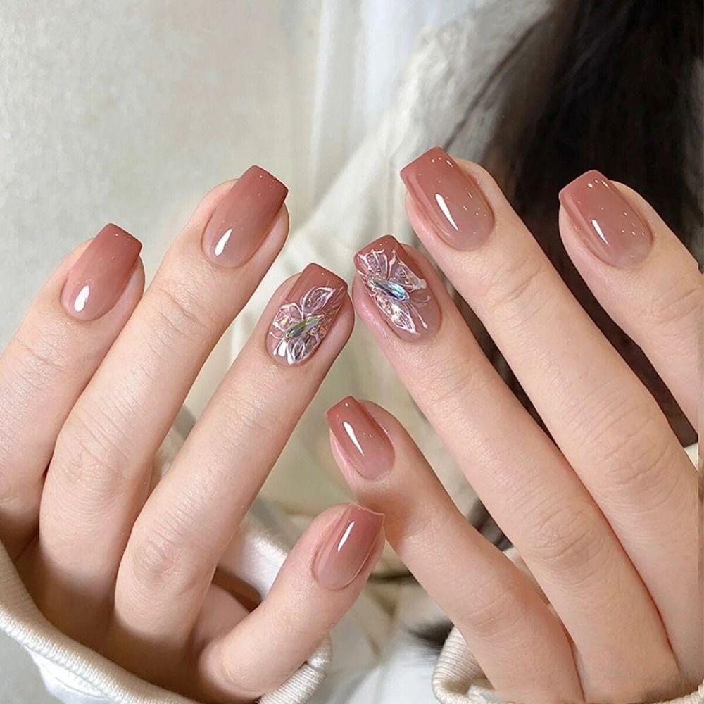 24pcs Nail Tips DIY Full Cover Detachable Ballerina Long French Fake Nails Butterfly
24pcs Nail Tips DIY Full Cover Detachable Ballerina Long French Fake Nails Butterfly