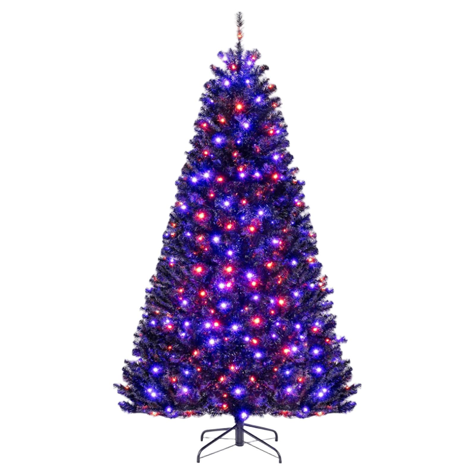 1,5 метра Предустановленная Черная Елка 8 Режимов Мигания с 400 Фиолетовыми и Оранжевыми Огнями One Size
1,5 метра Предустановленная Черная Елка 8 Режимов Мигания с 400 Фиолетовыми и Оранжевыми Огнями One Size