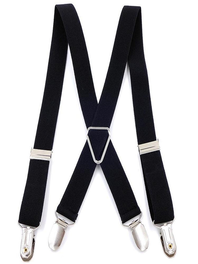 Adjustable X-Back Suspenders - 2.5cm Wide Elastic Braces with 4-Clip Design for Men & Women, Vintage Trouser Support чорний
Adjustable X-Back Suspenders - 2.5cm Wide Elastic Braces with 4-Clip Design for Men & Women, Vintage Trouser Support чорний