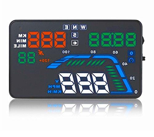 NikoMaku HUD Head - Up - Display Car Speedmeter MPH Displayed on Windshield Over GPS type (large color screen) срібний
NikoMaku HUD Head - Up - Display Car Speedmeter MPH Displayed on Windshield Over GPS type (large color screen) срібний