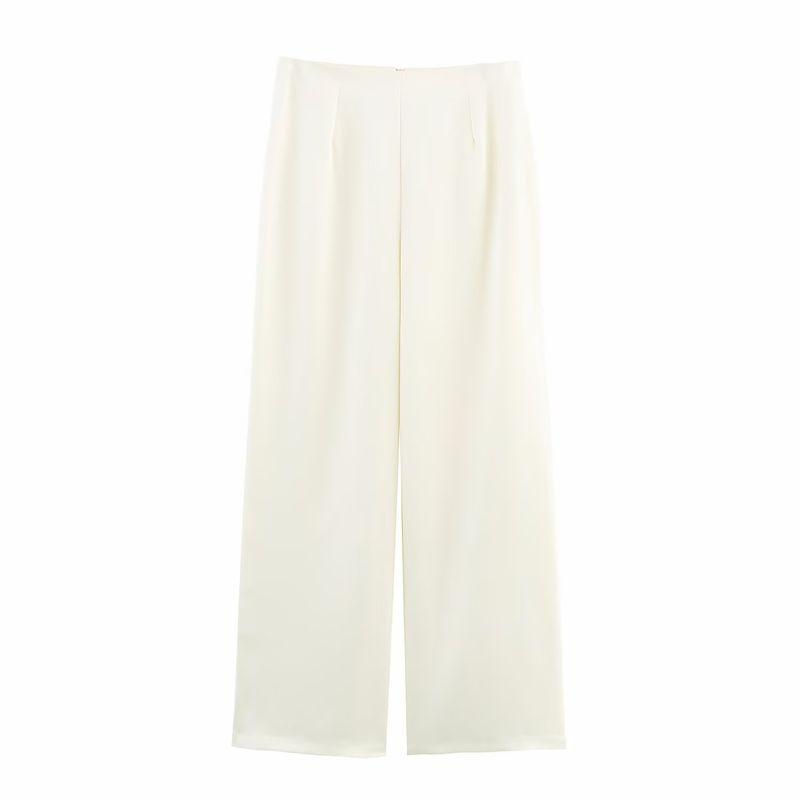 Zab Autumn New Women clothes Western Style French style Design Creamy-white Draping Effect Loose High Waist Slimming Wide Leg Pants White L
Zab Autumn New Women clothes Western Style French style Design Creamy-white Draping Effect Loose High Waist Slimming Wide Leg Pants White L