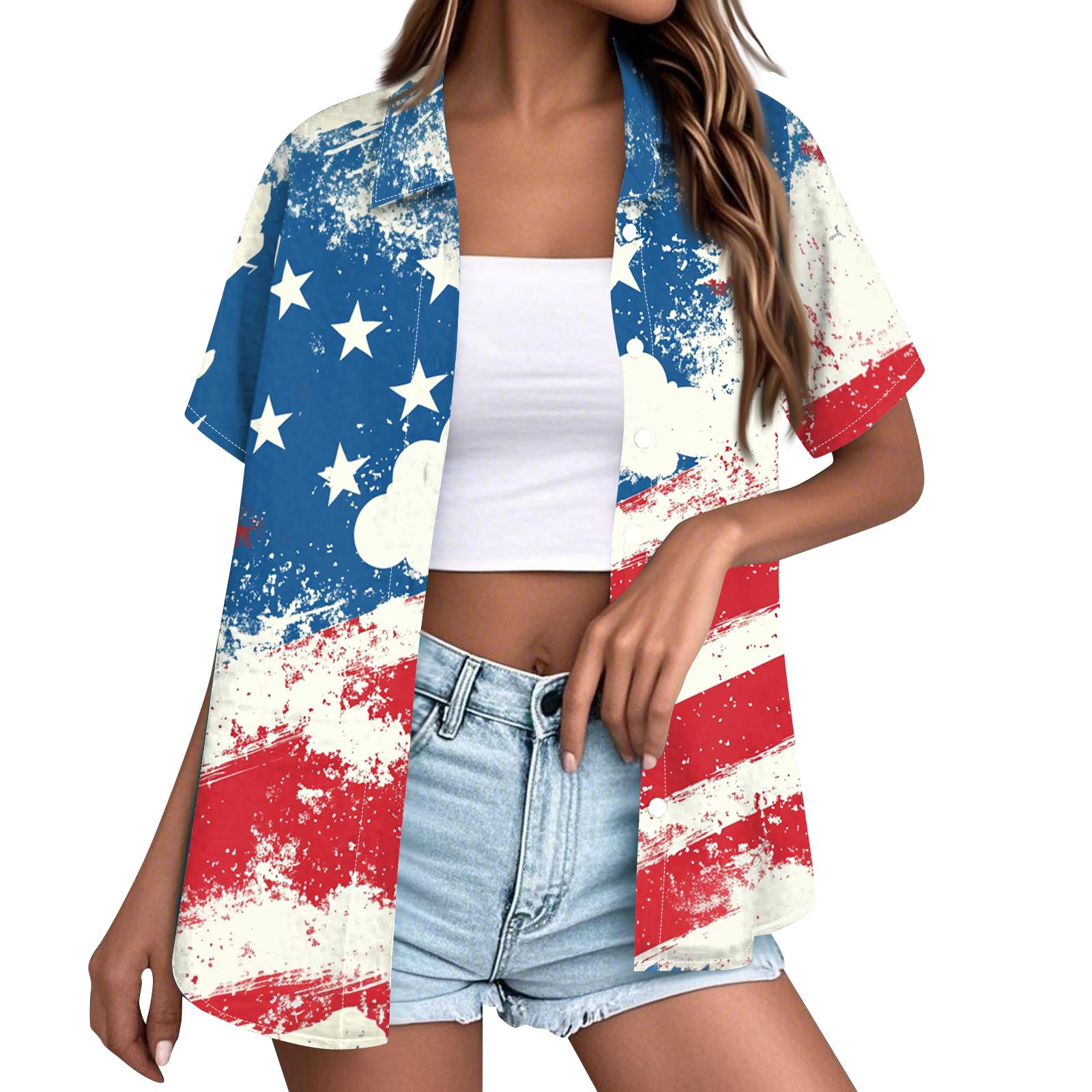 Women s Fashion Casual Short Sleeve Button Lapel Shirt Tops XL білий
Women s Fashion Casual Short Sleeve Button Lapel Shirt Tops XL білий