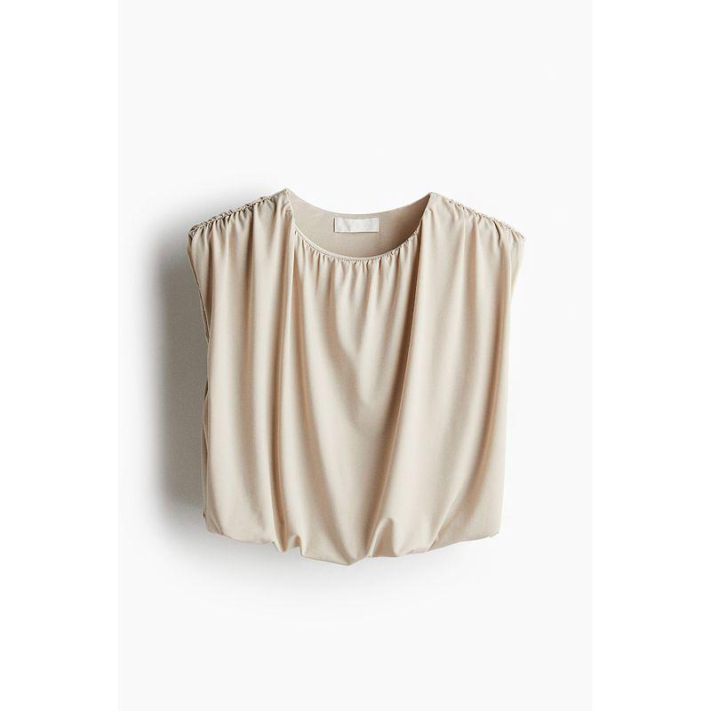 HM Women clothes Vest 2025 Summer New Draped Short Jacket 1290388
HM Women clothes Vest 2025 Summer New Draped Short Jacket 1290388