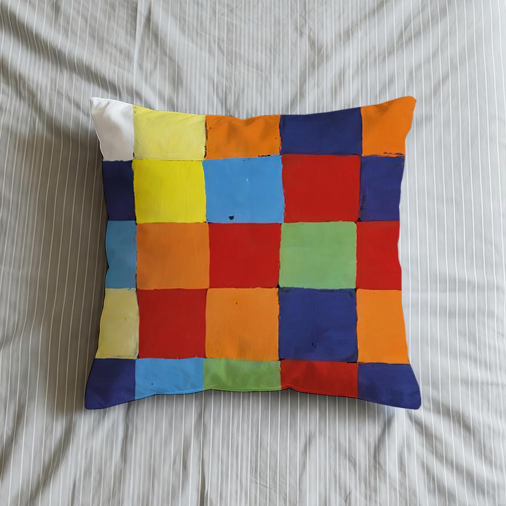 Cushion Cover Soft Case For Sofa Colorful Living Room Home Comfortable Office Decor Plaid Protective Pillow Covers 30cmx30cm
Cushion Cover Soft Case For Sofa Colorful Living Room Home Comfortable Office Decor Plaid Protective Pillow Covers 30cmx30cm