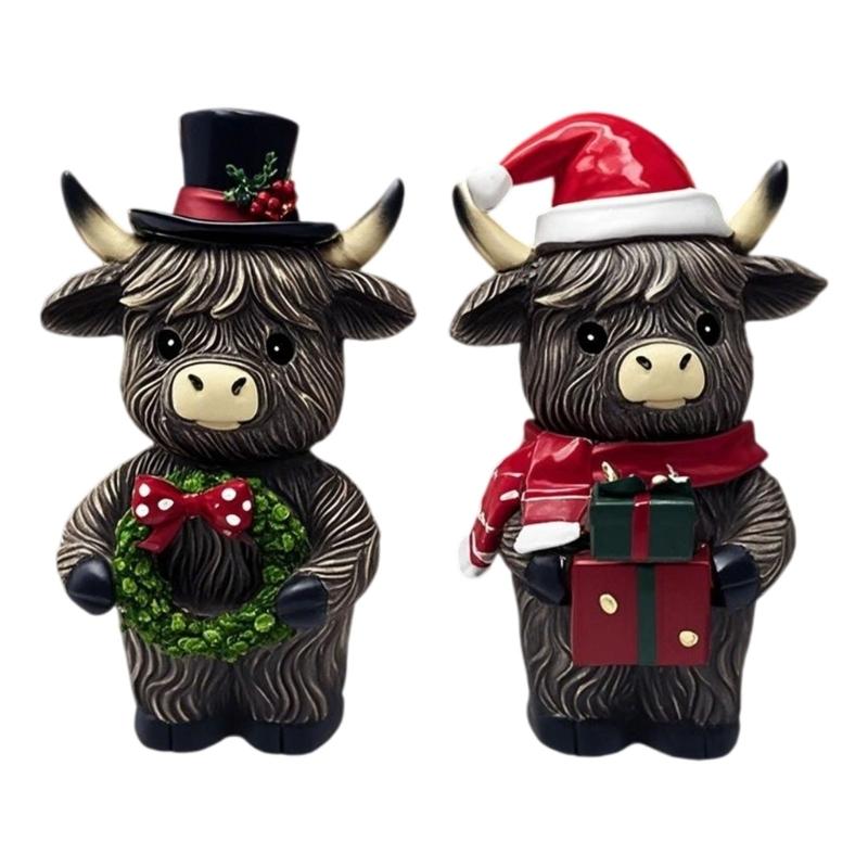 Autumn Themed Desk Cattle Ornament Set of 2 Durable Resin Sculptures Farmhouse Seasonal Shelf Decoration
Autumn Themed Desk Cattle Ornament Set of 2 Durable Resin Sculptures Farmhouse Seasonal Shelf Decoration