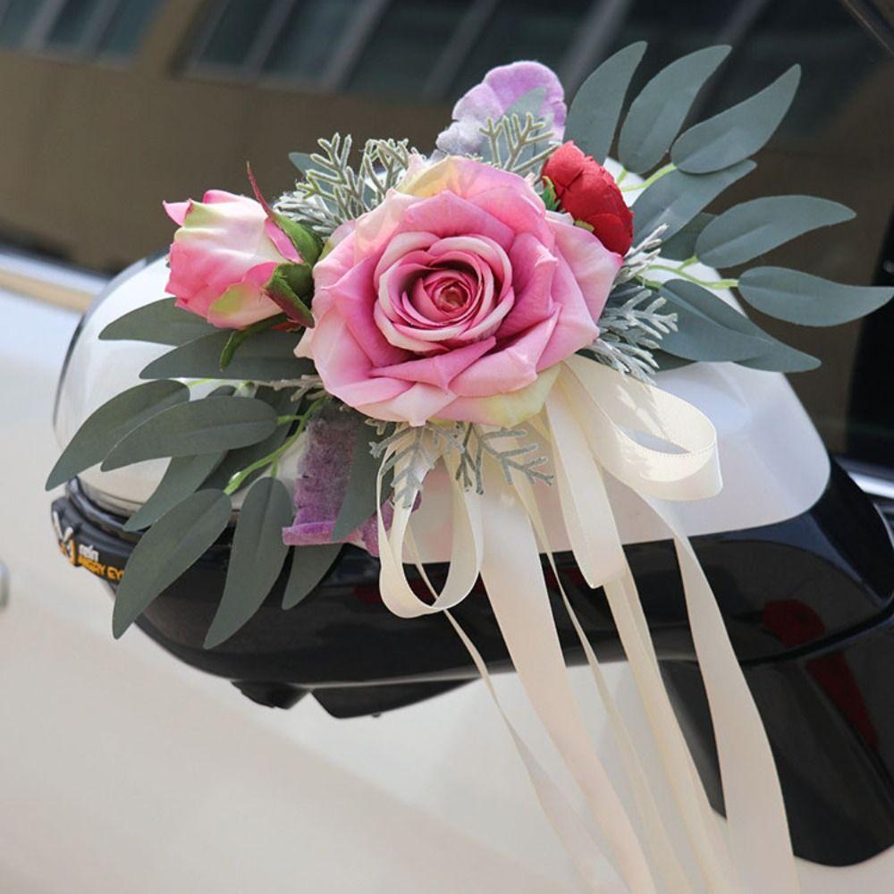 Ribbon Car Door Handle Mirror Flowers Romantic Artificial Roses Ceremony Party Decor шампанського
Ribbon Car Door Handle Mirror Flowers Romantic Artificial Roses Ceremony Party Decor шампанського