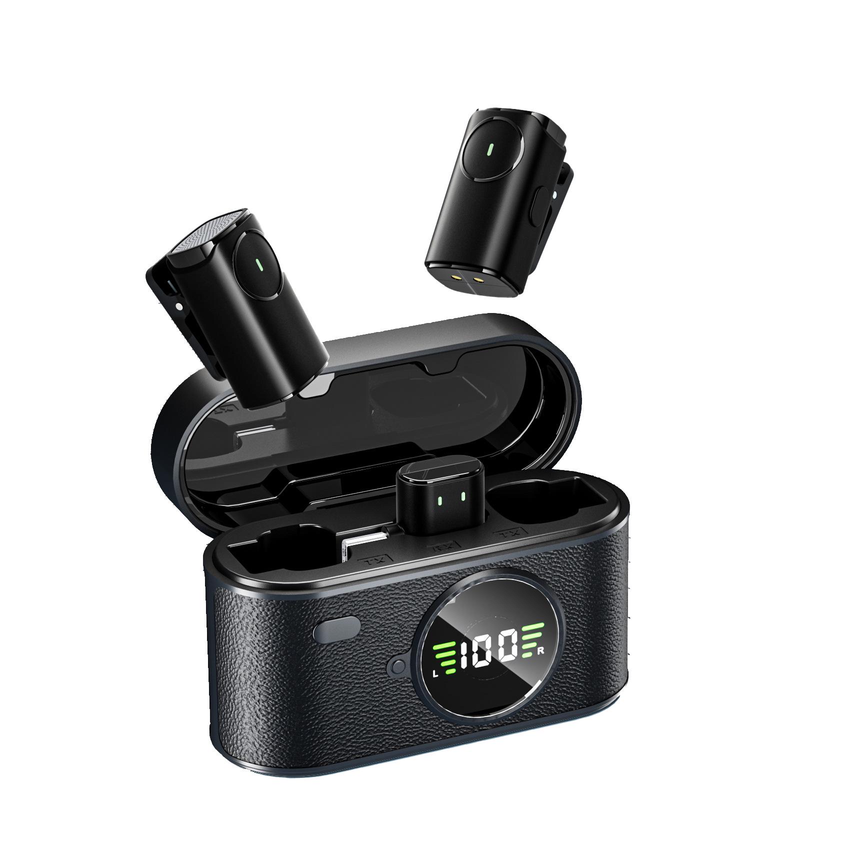 SX101 Wireless Lavalier Microphone: Ideal for Live Streaming, AI Noise Reduction, HD Phone Recording. Apple Version
SX101 Wireless Lavalier Microphone: Ideal for Live Streaming, AI Noise Reduction, HD Phone Recording. Apple Version