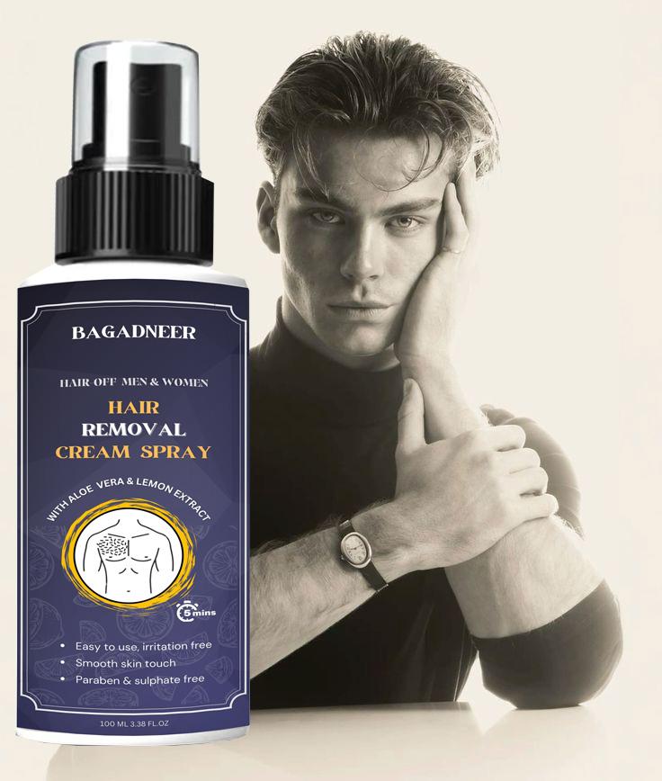 Body Hair Removal Spray for men Smooth Back, Chest, Legs, Arms, underarms with Aloe Vera & Lemon| hair remover private parts |100 ml - Fast & Painless 100 ml
Body Hair Removal Spray for men Smooth Back, Chest, Legs, Arms, underarms with Aloe Vera & Lemon| hair remover private parts |100 ml - Fast & Painless 100 ml