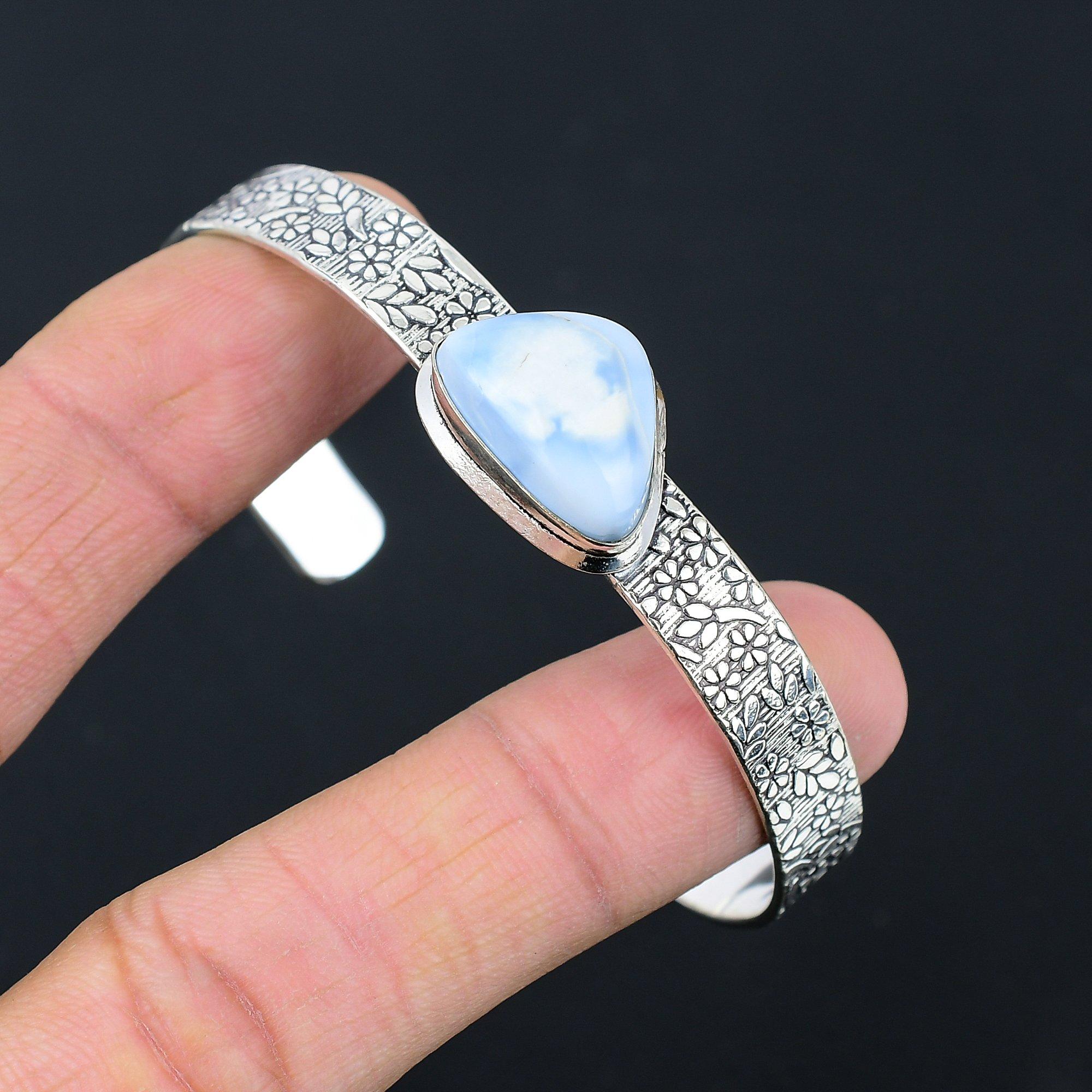 Natural Owyhee Opal Gemstone Bangle Blue Adjustable 925 Sterling Silver Jewelry Adjustable
Natural Owyhee Opal Gemstone Bangle Blue Adjustable 925 Sterling Silver Jewelry Adjustable