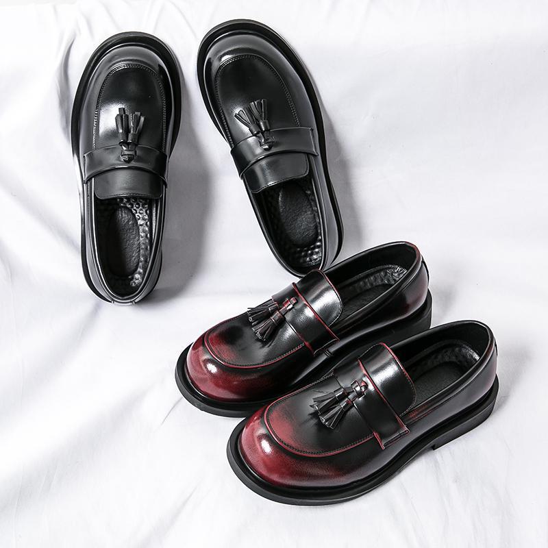 2025 new leather shoes British Su small leather shoes men s autumn platform lazy head shoes driving love groom wedding shoes 38 чорний
2025 new leather shoes British Su small leather shoes men s autumn platform lazy head shoes driving love groom wedding shoes 38 чорний