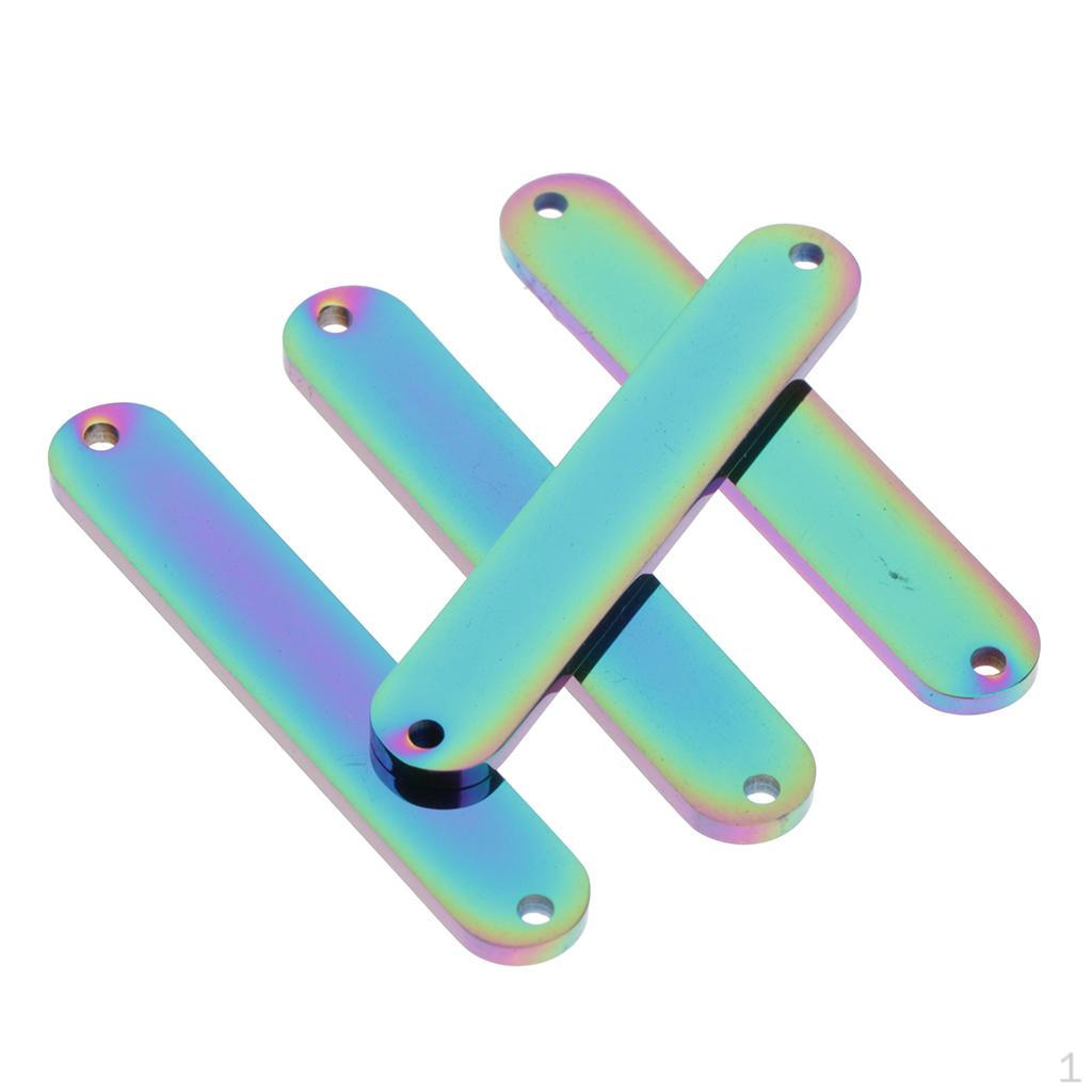 4pcs Blank Oval Double Hole Jewelry Making Accessory For Bracelets Necklace Rainbow
4pcs Blank Oval Double Hole Jewelry Making Accessory For Bracelets Necklace Rainbow