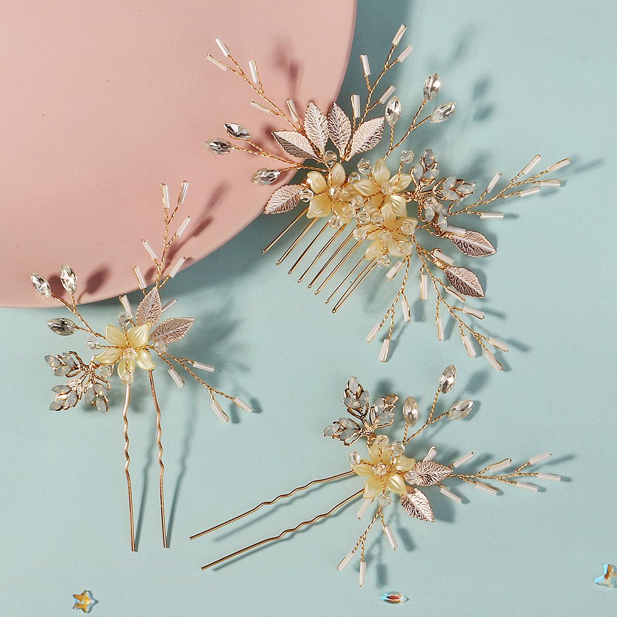 Handmade Rhinestone Floral U Pin Hair Stick Bridal Hanfu Ancient Costume Updo Headpiece Wedding Photography Accessories
Handmade Rhinestone Floral U Pin Hair Stick Bridal Hanfu Ancient Costume Updo Headpiece Wedding Photography Accessories