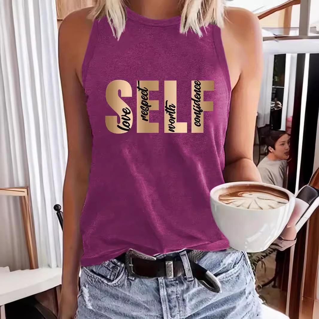 Self Print Round Neck Sleeveless Tank Top - Women s Casual Spring/Summer Clothing Extra Large
Self Print Round Neck Sleeveless Tank Top - Women s Casual Spring/Summer Clothing Extra Large