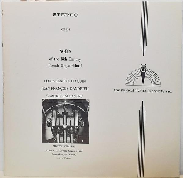 LP Record LOUIS CLAUDE DAQUIN, JEAN FRANÇOIS - Noëls Of The 18th Century French Or OR324 MUSICAL HERITAG 1970 US Classical Used
LP Record LOUIS CLAUDE DAQUIN, JEAN FRANÇOIS - Noëls Of The 18th Century French Or OR324 MUSICAL HERITAG 1970 US Classical Used