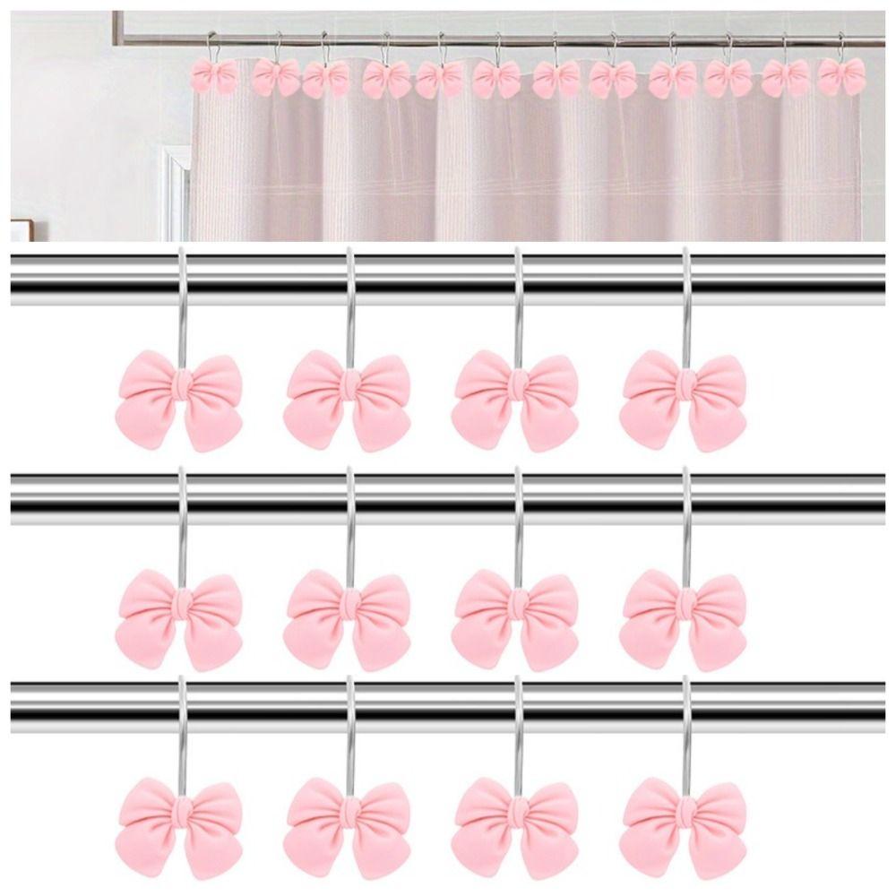 12Pcs Resin Rolling Shower Curtain Rings Butterfly Bow Bathroom Shower Hangers Curtain Rods фіолетовий
12Pcs Resin Rolling Shower Curtain Rings Butterfly Bow Bathroom Shower Hangers Curtain Rods фіолетовий