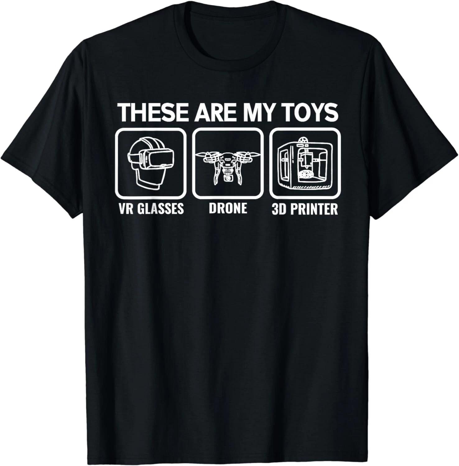 Virtual Reality T-Shirt Drone 3D Printer Funny Quote Gift Unisex T-Shirt XL
Virtual Reality T-Shirt Drone 3D Printer Funny Quote Gift Unisex T-Shirt XL