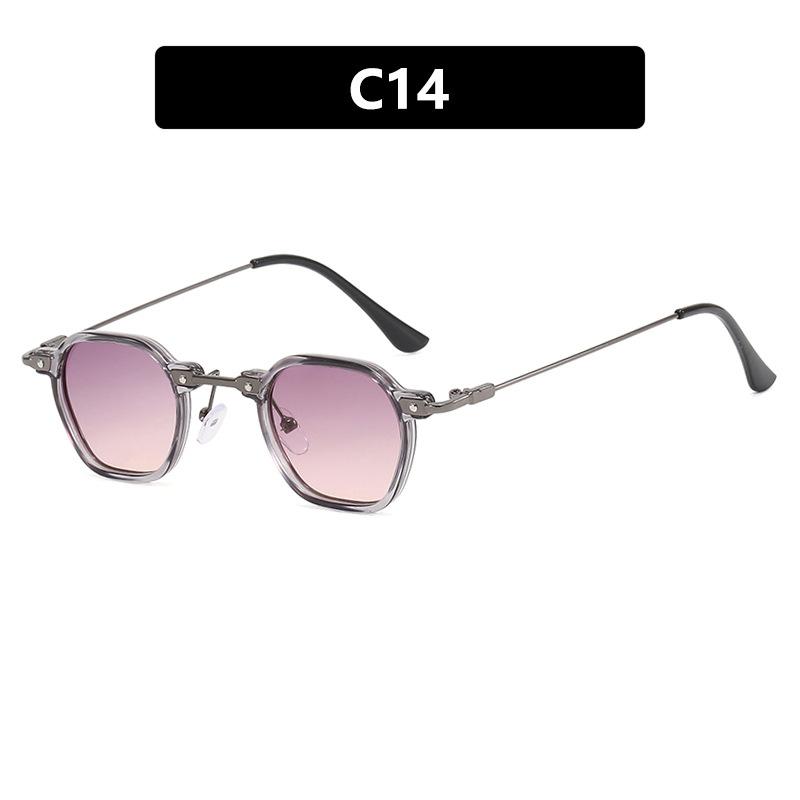 Солнцезащитные очки ретро в маленькой оправе, модные солнцезащитные очки, многоугольные металлические солнцезащитные очки as shown in the picture
Солнцезащитные очки ретро в маленькой оправе, модные солнцезащитные очки, многоугольные металлические солнцезащитные очки as shown in the picture