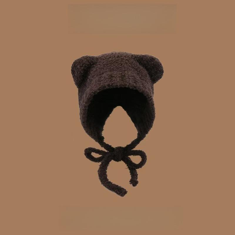 Winter Women Cute Warm Beanie with Bear Era Earmuffs Outdoor Travel Cycling Knitt Thick Fluffy Warm Pullover Cap for Autumn One Size
Winter Women Cute Warm Beanie with Bear Era Earmuffs Outdoor Travel Cycling Knitt Thick Fluffy Warm Pullover Cap for Autumn One Size