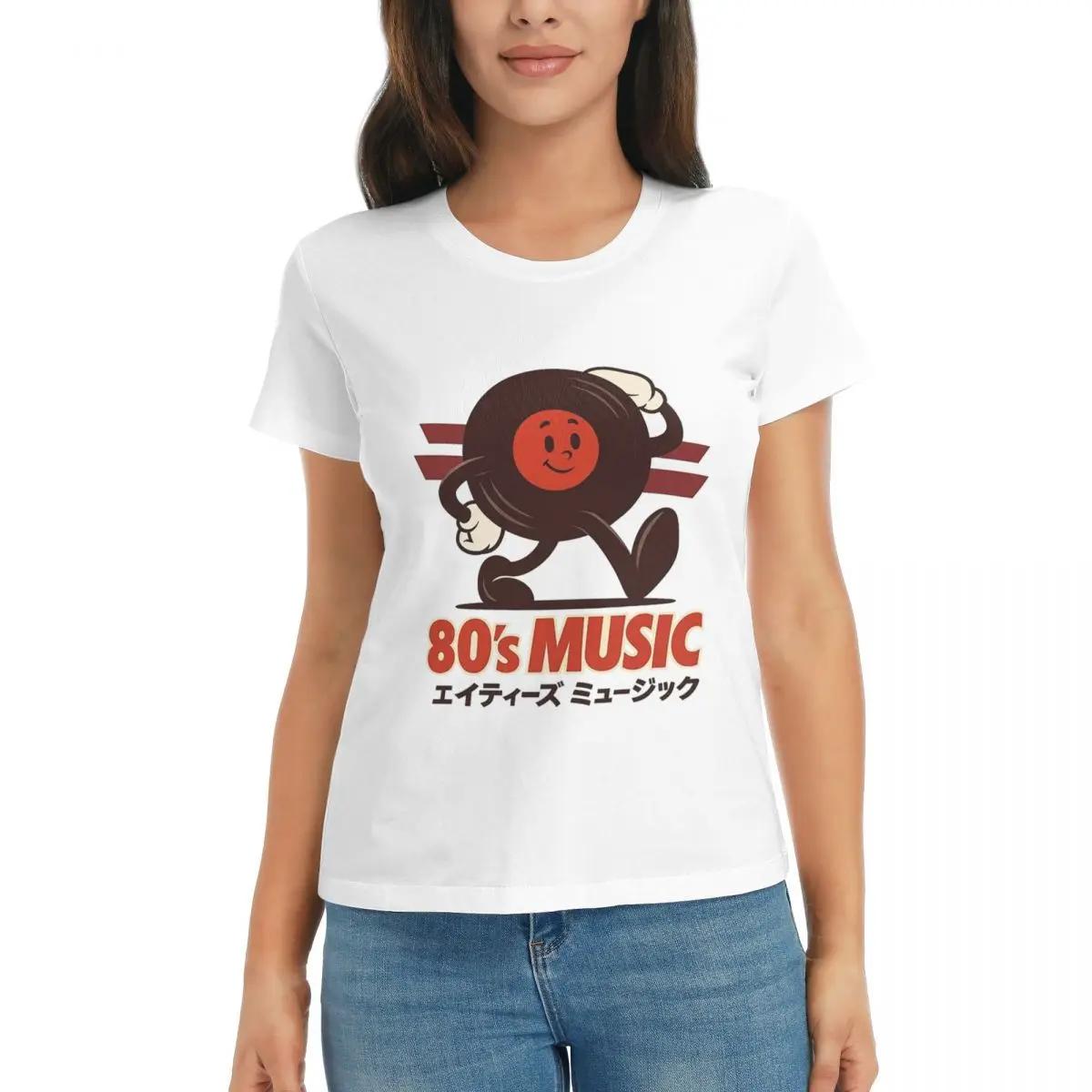 Women TShirt 80 Music Summer Short Sleeve Tees Round Neck Cotton T Shirts Clothes Tops Streetwear S
Women TShirt 80 Music Summer Short Sleeve Tees Round Neck Cotton T Shirts Clothes Tops Streetwear S