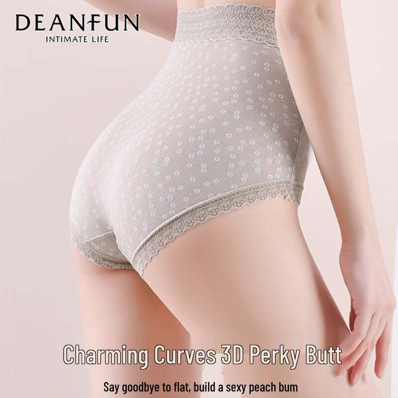 Deanfun Женское бесшовное нижнее белье с цветочным кружевом, с высокой талией и контролем живота - Набор из 4 штук XL
Deanfun Женское бесшовное нижнее белье с цветочным кружевом, с высокой талией и контролем живота - Набор из 4 штук XL