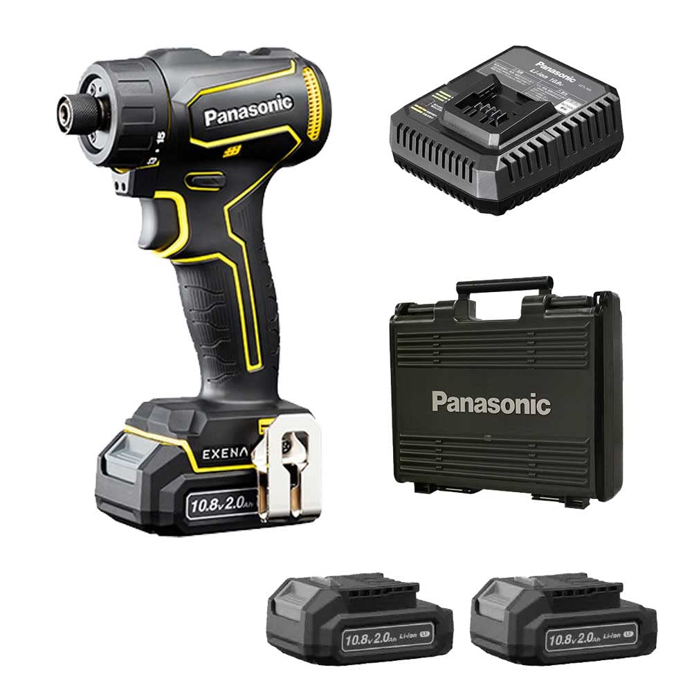 Panasonic Rechargeable Drill Driver Battery Pack x Case Included Bit Type EXENA L Series Yellow 10.8V 2.0Ah 2/Charger/Plastic EZ1D32F10D-Y
Panasonic Rechargeable Drill Driver Battery Pack x Case Included Bit Type EXENA L Series Yellow 10.8V 2.0Ah 2/Charger/Plastic EZ1D32F10D-Y